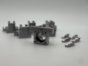 Machined clamp blocks for fixture plates in an automated assembly cell